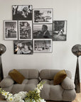 Signerede limited edition-fotografier af Helena Christensen indrammet i sort aluminiumsramme med akrylglas.