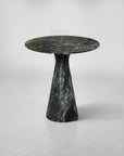 Eksklusivt sidebord Venice i Verde San Denise marmor, H50 cm