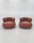 Stilfuld og elegant designer loungestol til moderne stue eller lounge