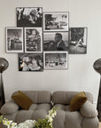 Signerede limited edition-fotografier af Helena Christensen indrammet i sort aluminiumsramme med akrylglas.